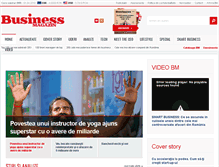 Tablet Screenshot of businessmagazin.ro